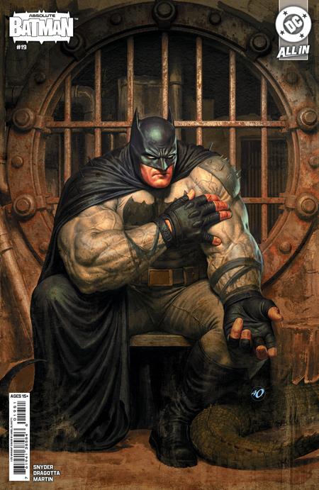ABSOLUTE BATMAN #19 CVR E INC 1:25 ARIEL OLIVETTI CARD STOCK VAR cover