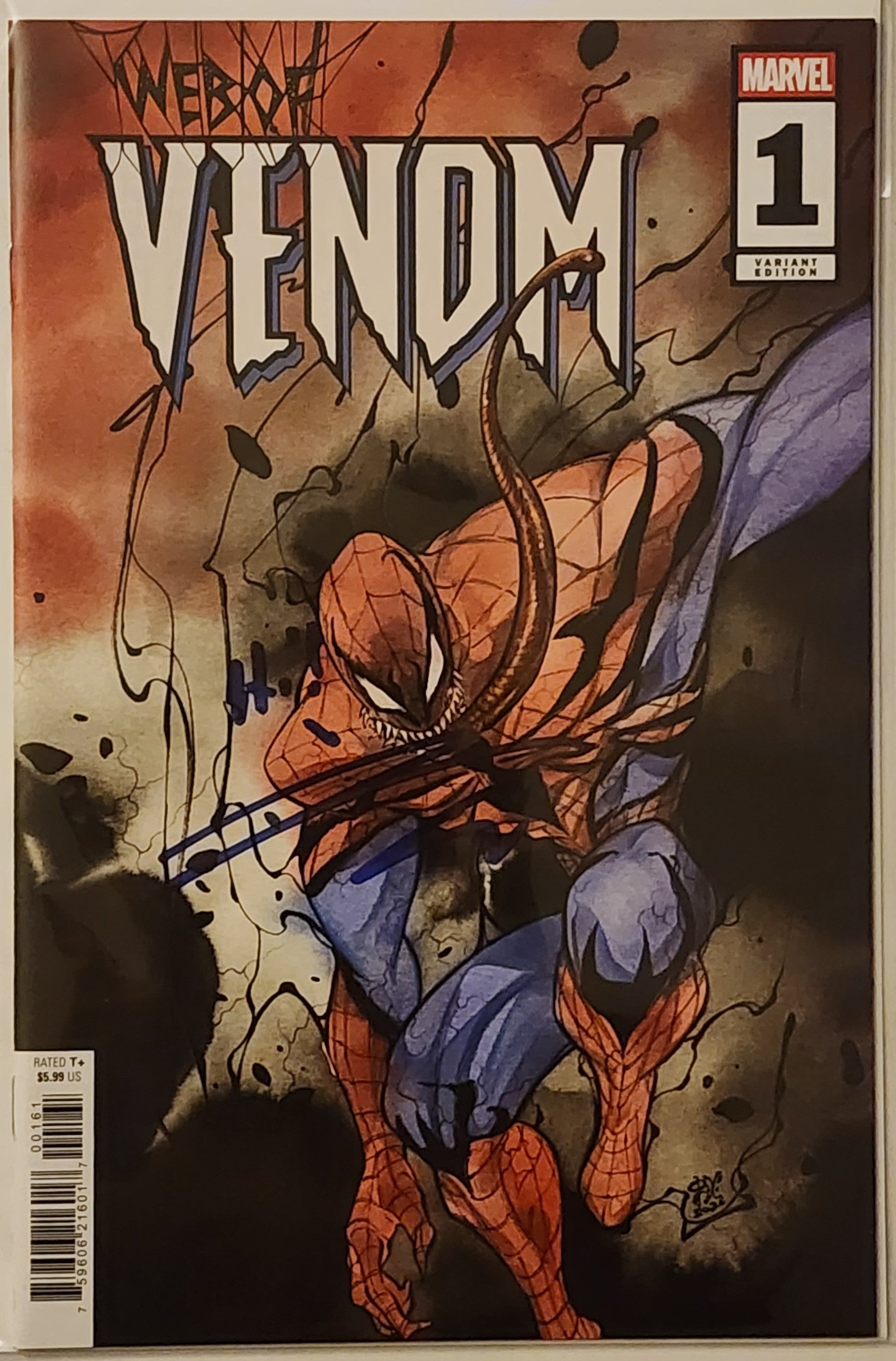 Web of Venom #1 | Peach Momoko SIGNED & "Hi!" mark by Jordan Morris! with COA 🔥✒️ (Copy)