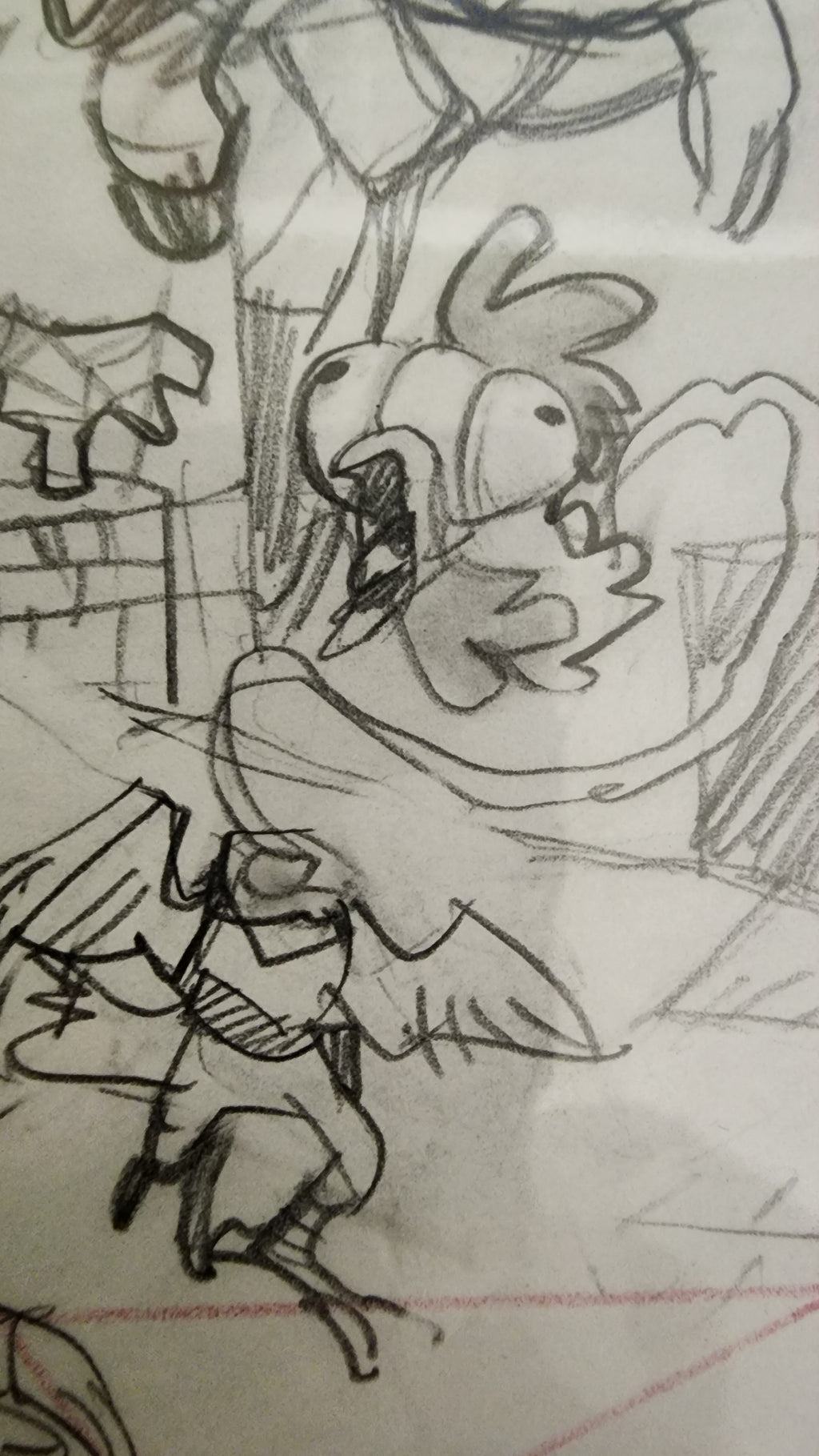 Original Artwrok by Enid Balam D'orc "Prelim" Cover 9"x 6" sketch on paper