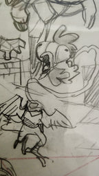 Original Artwrok by Enid Balam D'orc "Prelim" Cover 9"x 6" sketch on paper