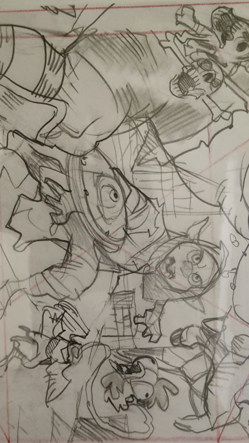 Original Artwrok by Enid Balam D'orc "Prelim" Cover 9"x 6" sketch on paper