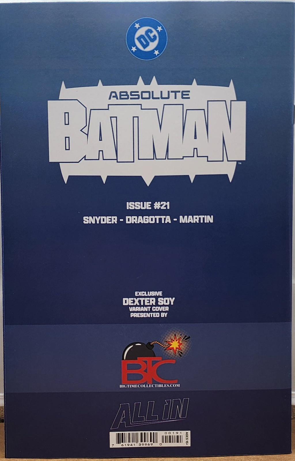 Absolute Batman #21 Dexter Soy Virgin