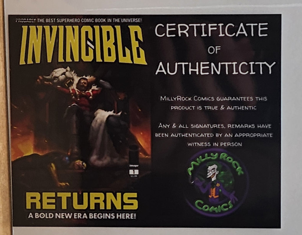 Invincible Returns #1 Facsimile | Aaron Bartling SIGNED! Virgin [LTD 1500] 🔥