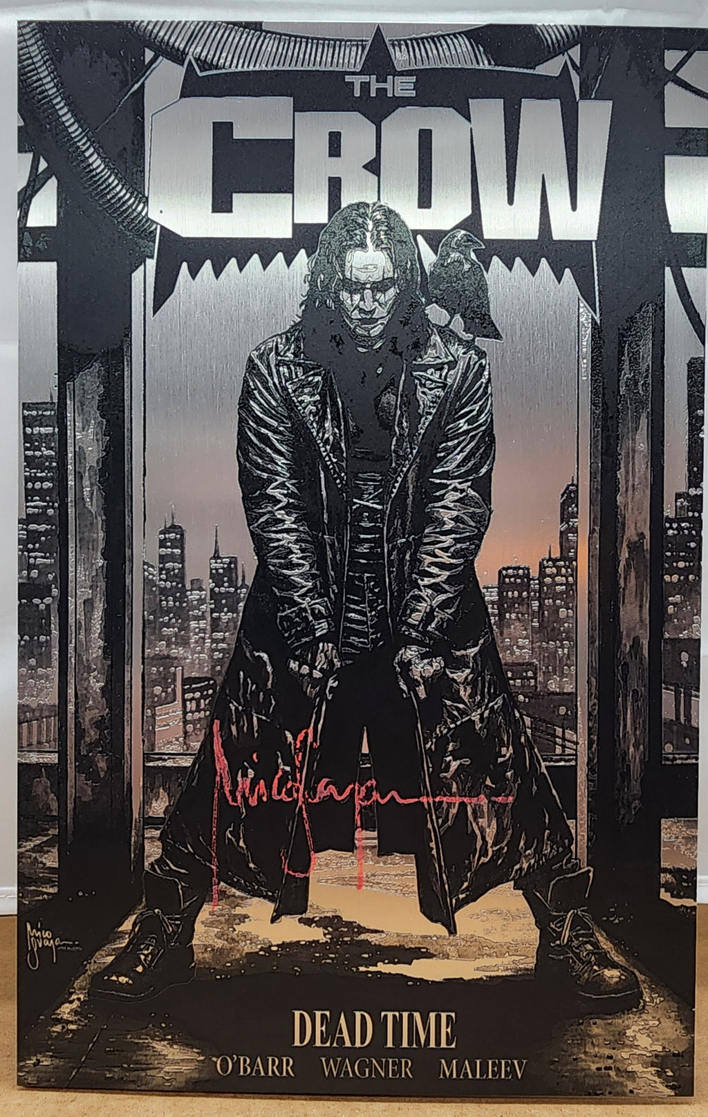 The Crow Dead Time #1 | Absolute Batman HOMAGE Mico Suayan AQ METAL 💎[LTD 50!]💎