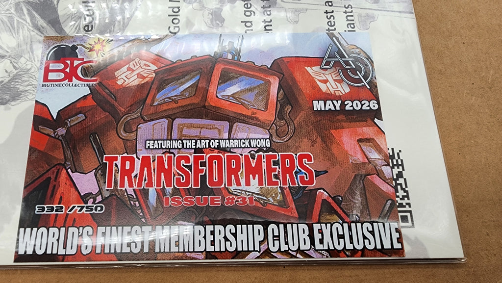 Transformers #31 | AQ & BTC | Warrick Wong #332/750