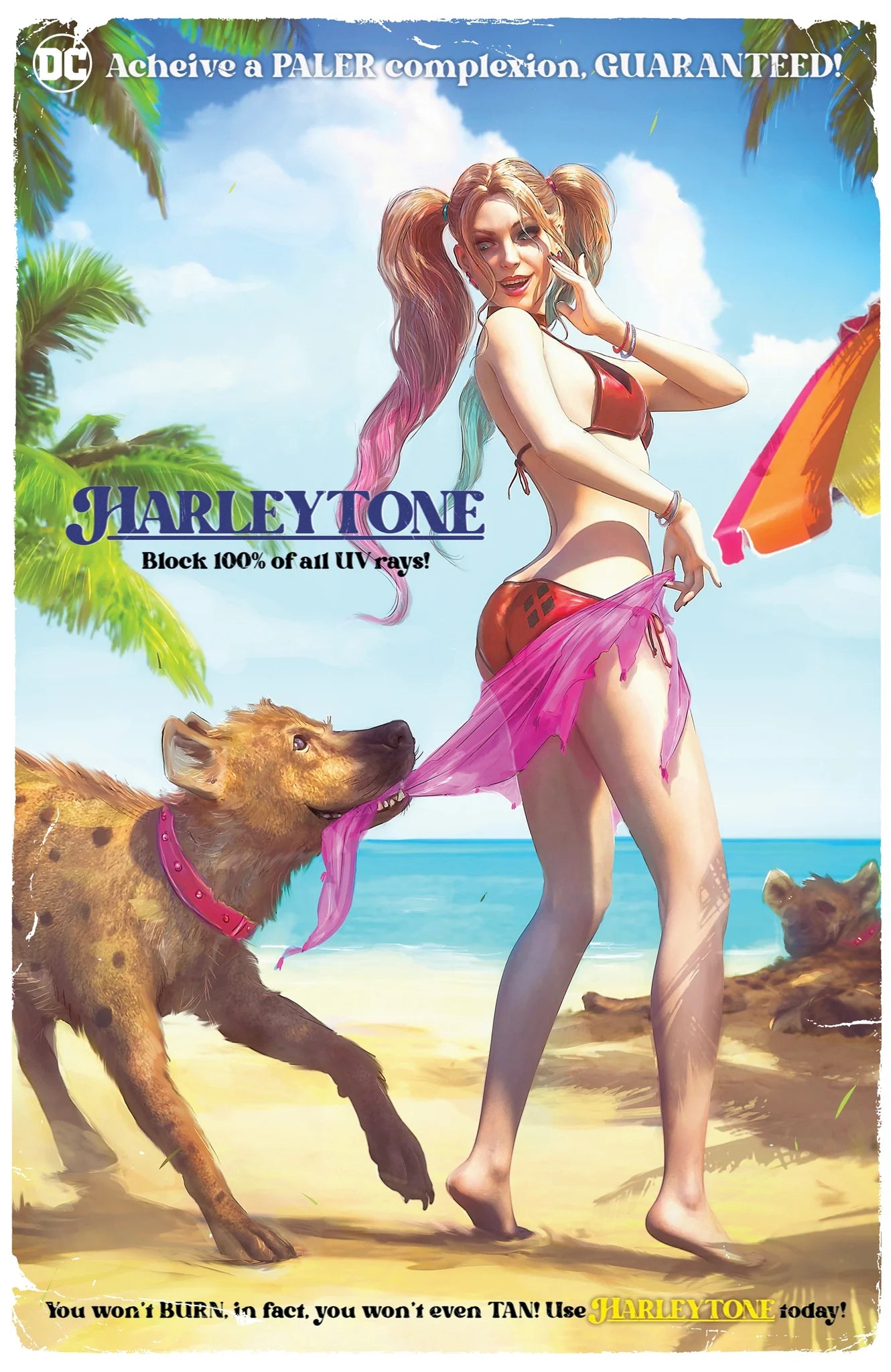 HARLEY QUINN #40 Da Silva, 616 Comics, Homage (LTD 3000), NM Sexy Lady Cover 🔥