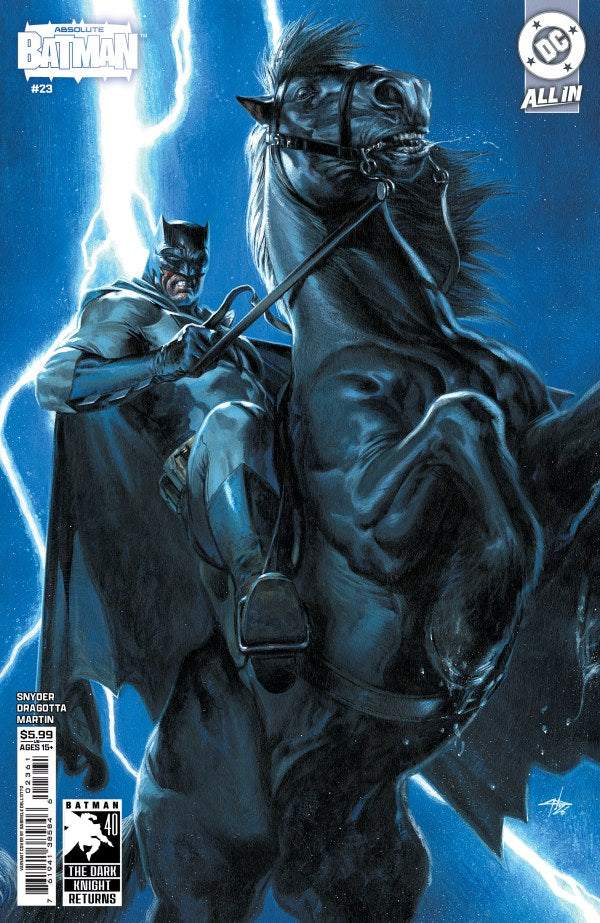 Absolute Batman #23 Cvr E Gabriele Dell'Otto | Dark Knight Returns 40th Anniversary Variant