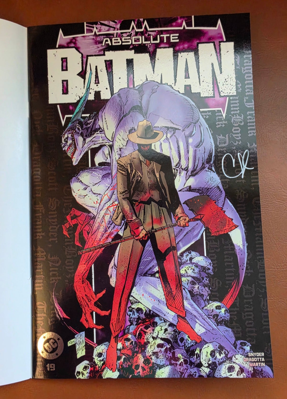 Absolute Batman #19 – Death Note [SIGNED] 🔥Clay Mann Variant | NM | COA