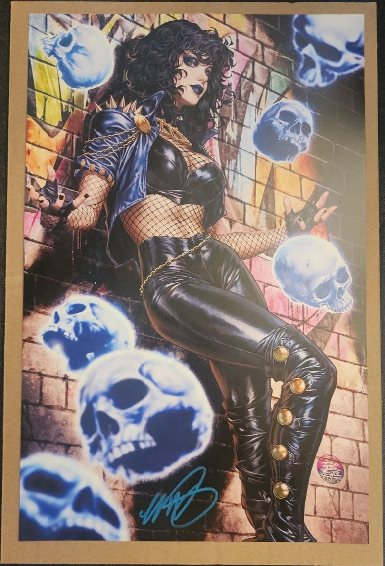 Absolute Wonder Woman #16 Zatanna poster ✒️ SIGNED ✒️ by Mark Brooks 11"x17" 🔥