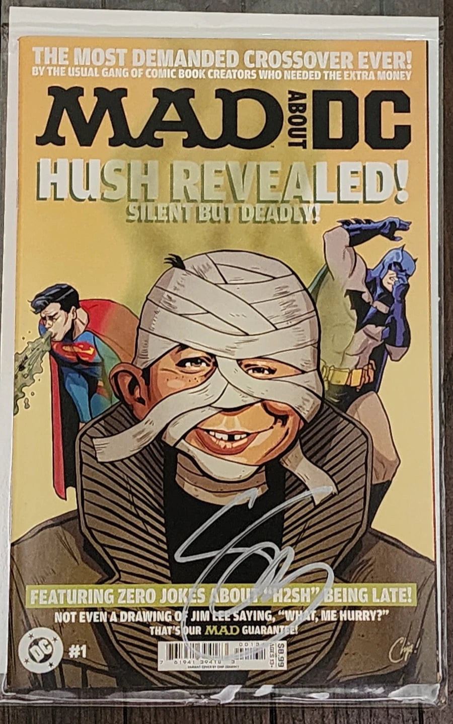 Mad About DC #1 CVR C Chip Zdarsky NM (SIGNED)🖋️'Snyder Stream' COMP *RARE* CoA