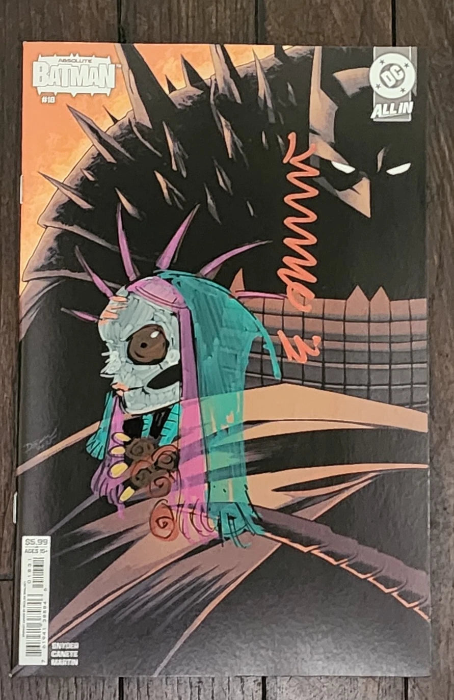 🔥Absolute Batman #18 C Card Stock✒️SIGNED & REMARQUED✒️ Eric Canete🔥Poison Ivy