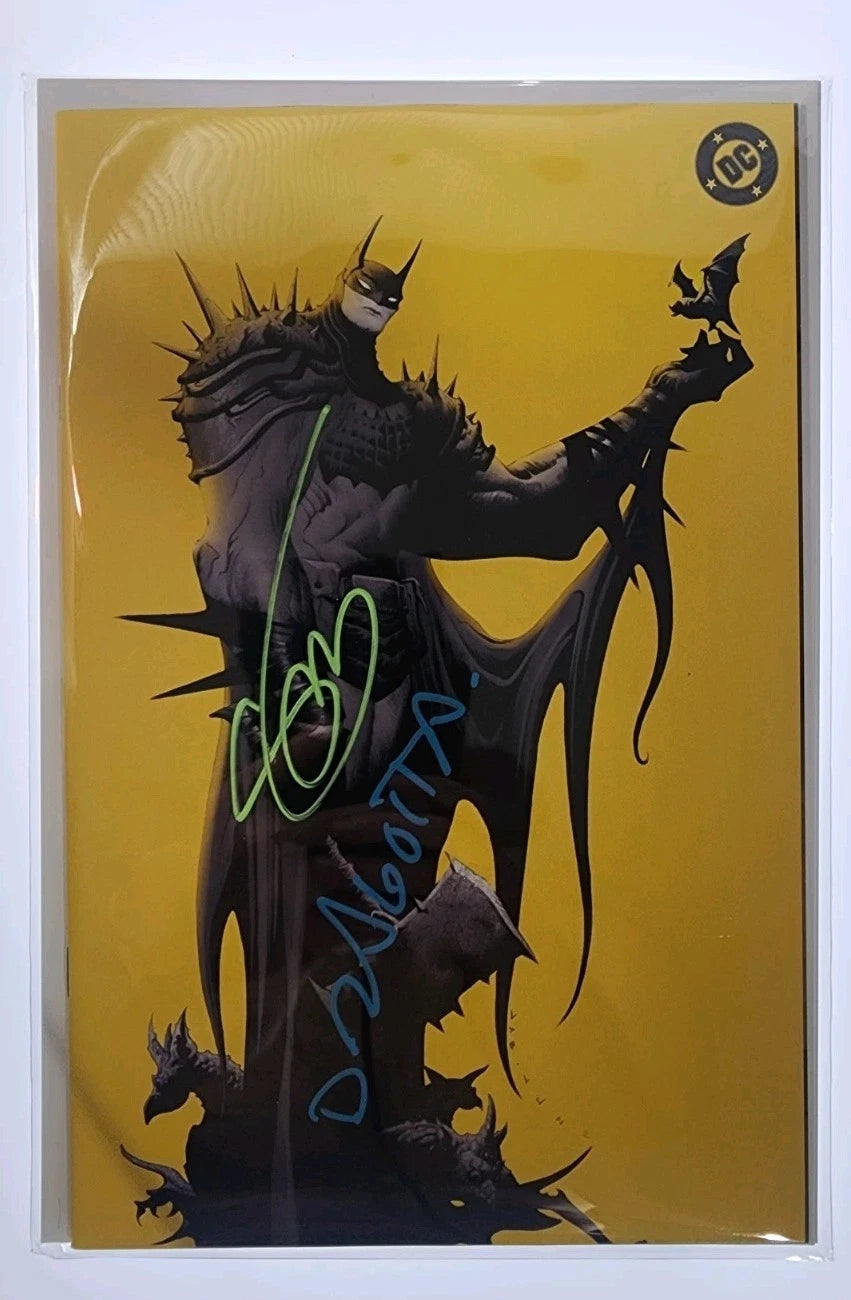 🔑Absolute Batman #1 Jae Lee (2x SIGNED) ✒️ Dragotta & Snyder 🔑 NM+ w/ CoA