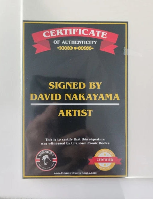 Storm #1 David Nakayama (SIGNED) ✒️Unknown Exclusive Virgin Cover NM+ CoA 🔥