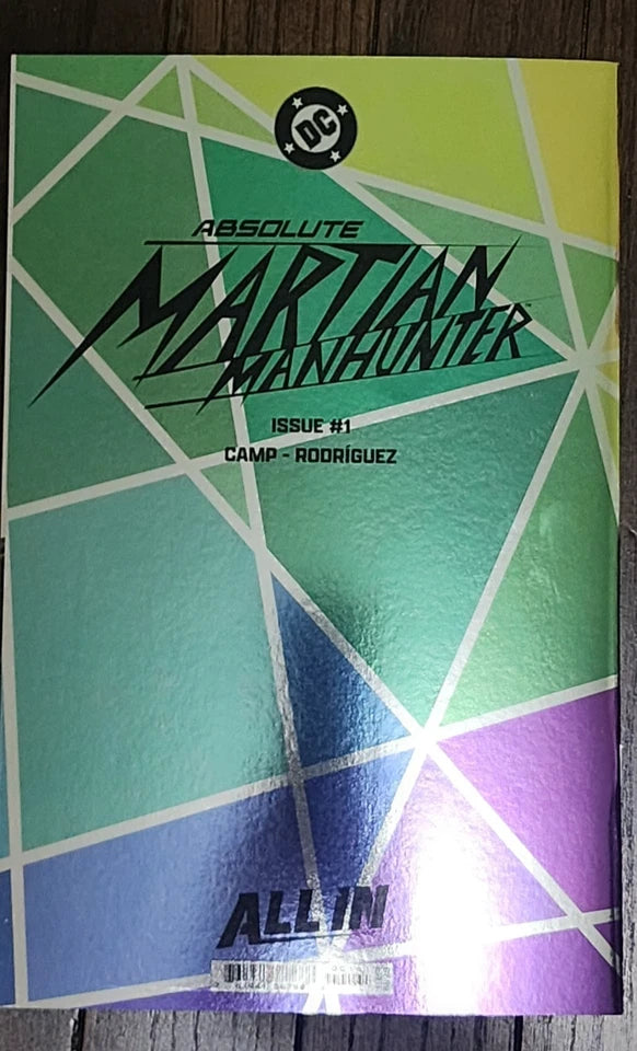 Absolute Martian Manhunter #1 Logo Foil 1st print ✒️(SIGNED)✒️Deniz Camp NM 🔥