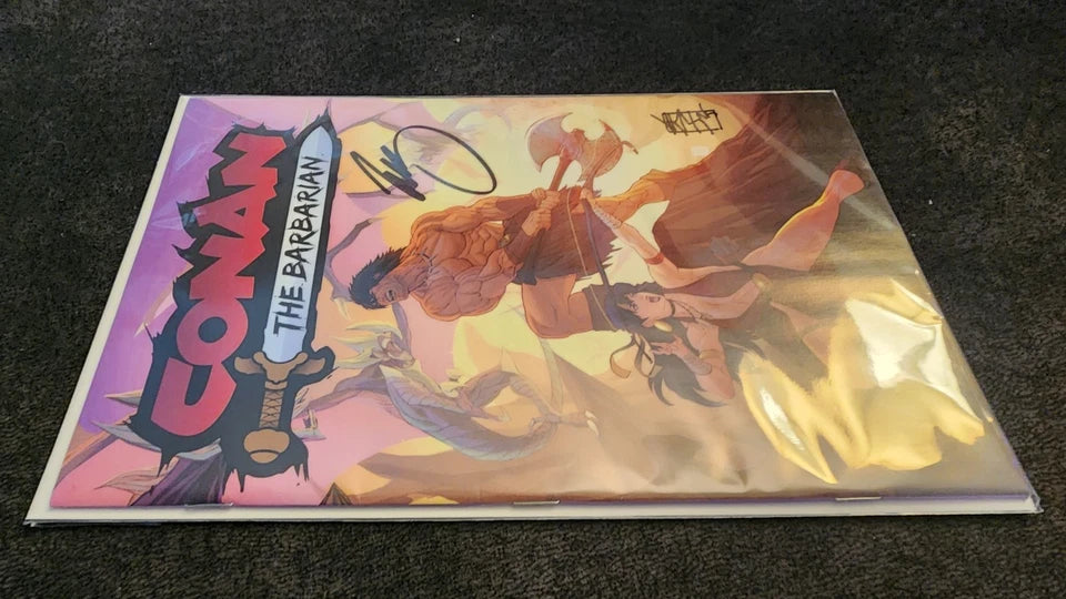 Conan the Barbarian #25 Double SIgned Zub + Alfredo Cardona NM Exclusive W/COA!