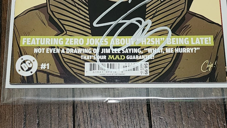 Mad About DC #1 CVR C Chip Zdarsky NM (SIGNED)🖋️'Snyder Stream' COMP *RARE* CoA