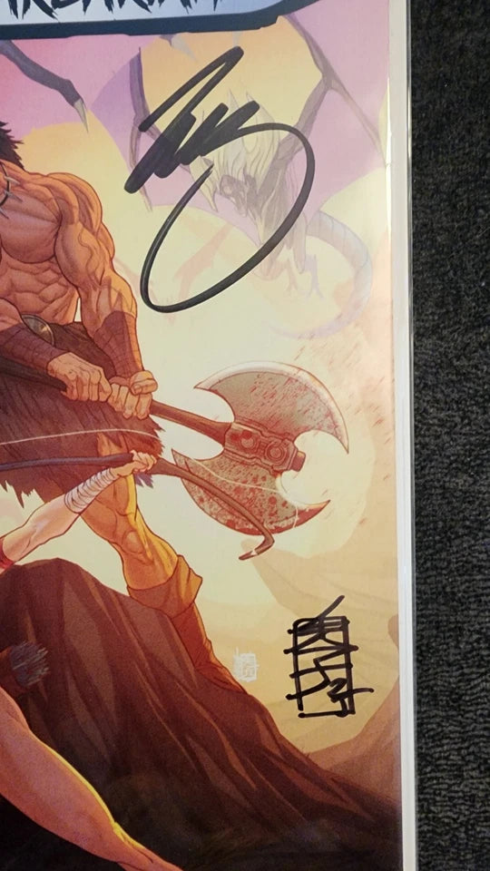 Conan the Barbarian #25 Double SIgned Zub + Alfredo Cardona NM Exclusive W/COA!